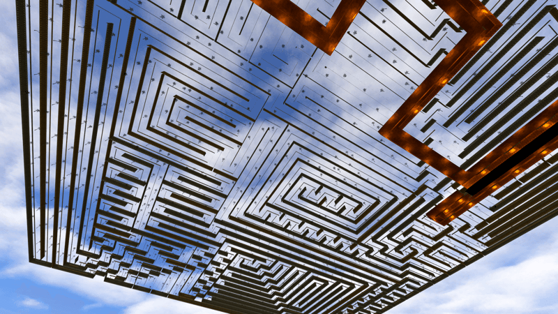 Full view of CS2 map bhop_strafestrafestrafe